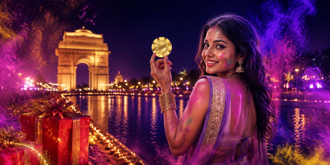 Holi festival live casino bonus at 800003 in Delhi